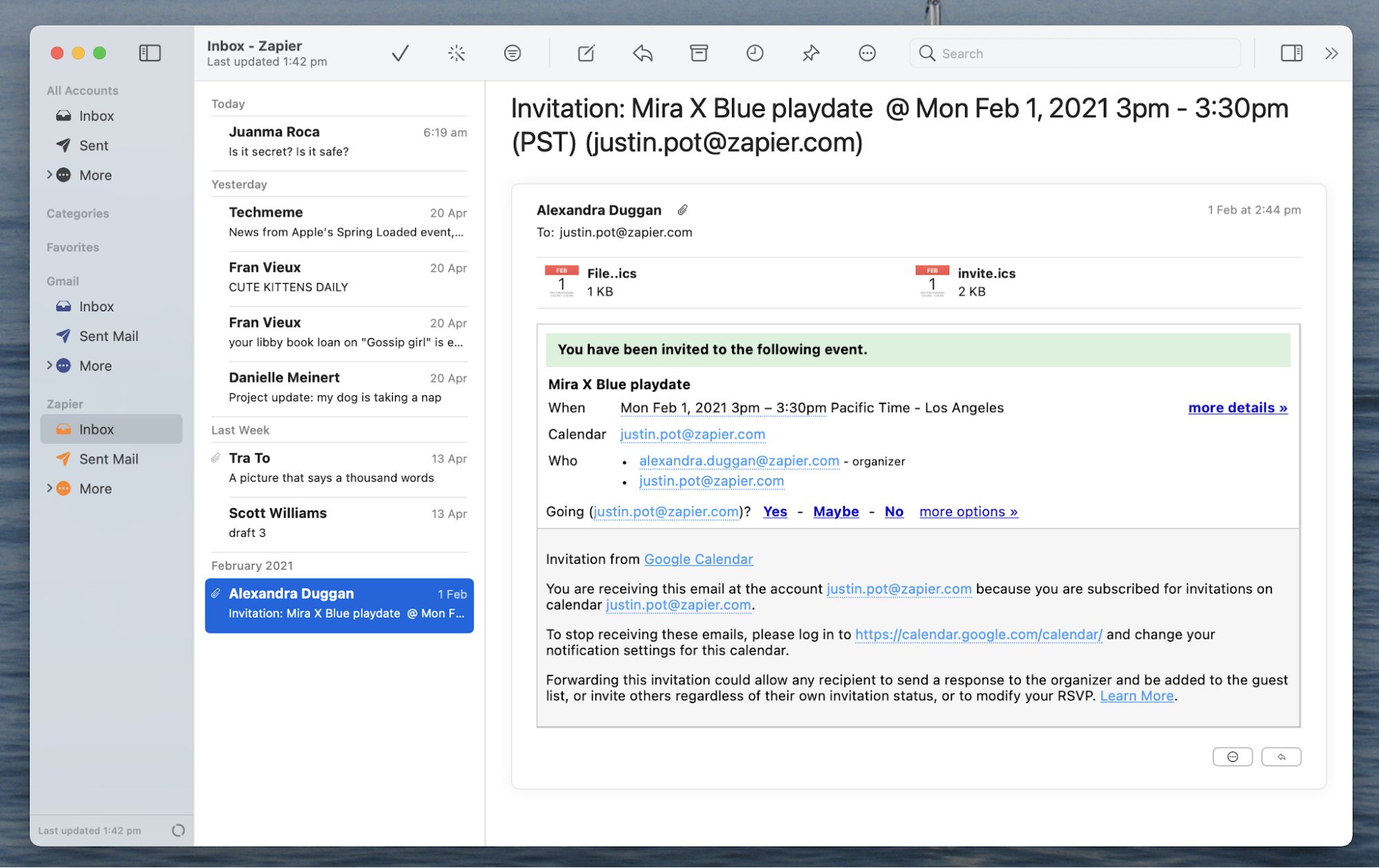 email tracker for mac